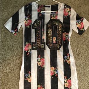 #10 Floral Jersey Shirt